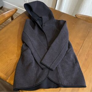 Lululemon Scuba Reversible Jacket Black/Heather Gray Women’s Small